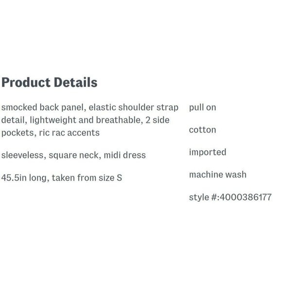 NWT Summer Light Pink Midi Embroidered Sleeveless Ric Rac Dress Size Large - Picture 3 of 4